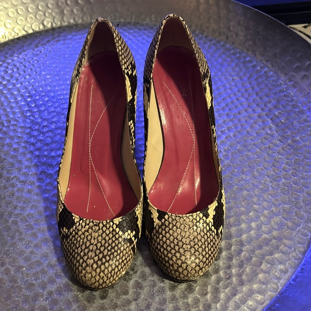 Kate spade animal print leather